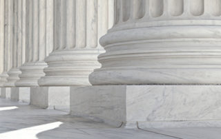 Image of white stone columns