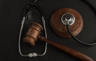 image of medical and legal items
