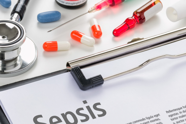 sepsis paperwork with pills