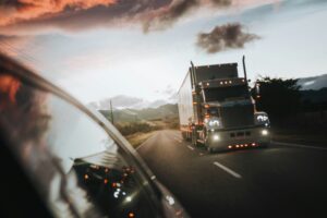 18-wheeler on highway